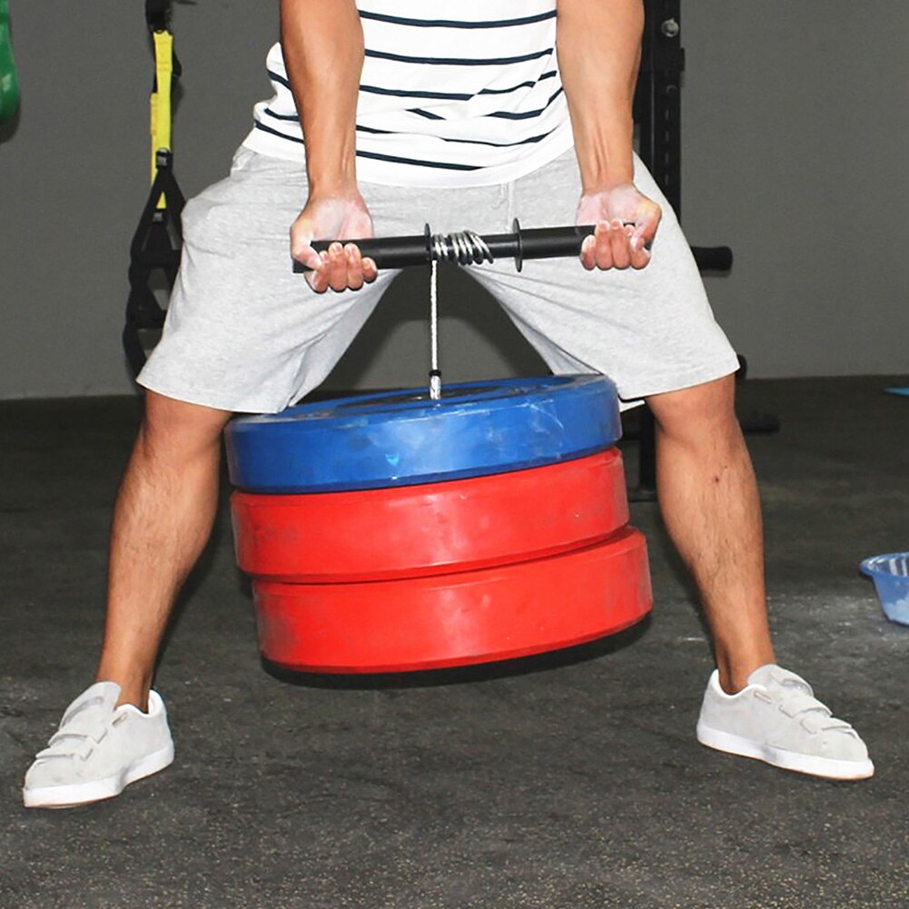 Exerciser Weight Lifting Forearm Strength Portable Gym Soft Grip Fitness Training Equipment Workout Muscle Blaster Wrist Roller