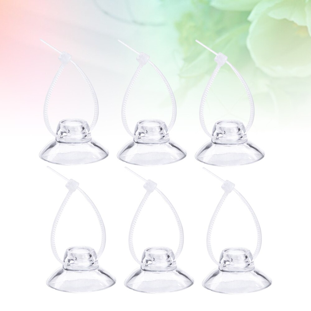 16Pcs Plastic Clear Suction Cup Transparent Sucker Hangers without Hooks for Kitchen Office Bathroom