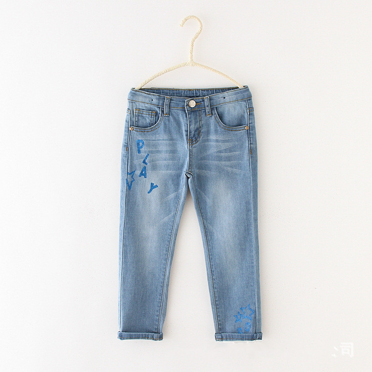 Lente Meisjes Jeans Kids Baby Jeans Voor Kinderen Jongens Meisjes Leggings Denim Broek Peuter Broek Meisjes Kinderen Broek Voor Jongen meisje 0-3Y: lightblue / 6-9M