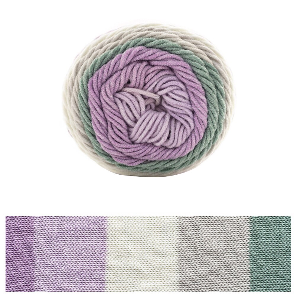 100G Solid/Regenboog Kleur Hand Geweven Katoenen Garen Zachte Gehaakte Dikke Garen Voor Hand Breien Warme Trui sofa Kussen Sjaal Diy: 16