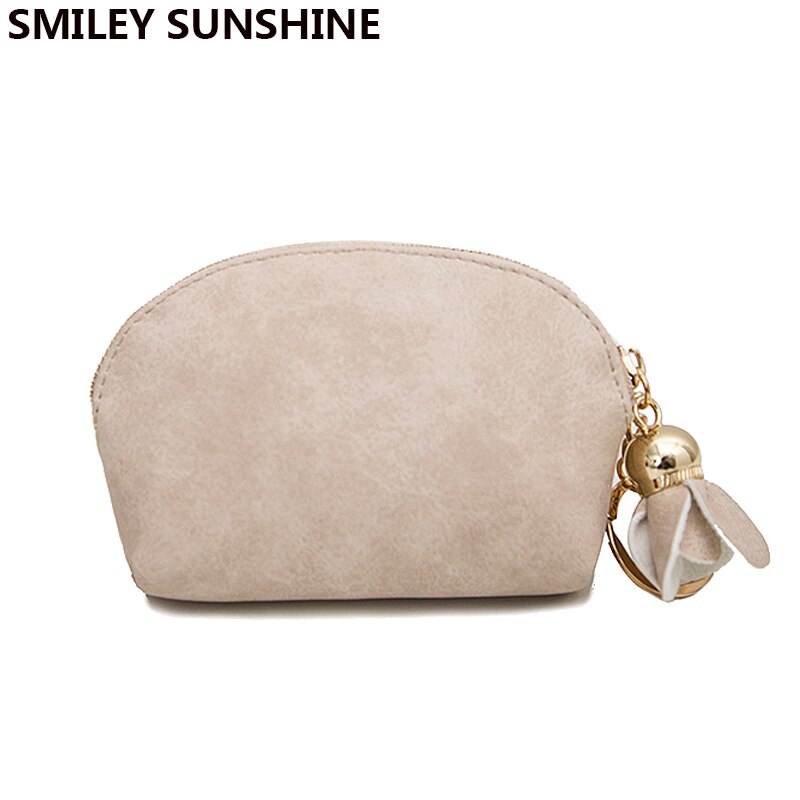 SMILEY suola carta di raccoglitori chiave delle donne chiave del raccoglitore del supporto hoursekeeper chiavi della cassa del sacchetto per portachiavi carta del sacchetto della borsa dell'organizzatore della ragazza: beige