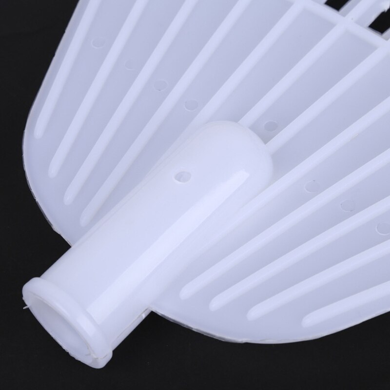 Leaf Rake White Agricultural Rake No Handle Grass Rake Lightweight Flower Planting Soil Rake Plastic Garden Tool Lawn Rake