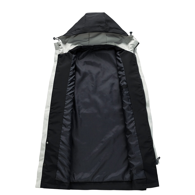 Veste coupe-vent pour homme, Trench-Coat Long, vêtements de printemps, d'automne et d'hiver,
