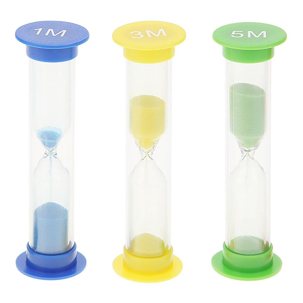 3pcs Multi-function Mini Sand Timer Hourglass 1/3/5 Minutes Clocks Sandglasses Sand Clock Sand Timer Home Decor