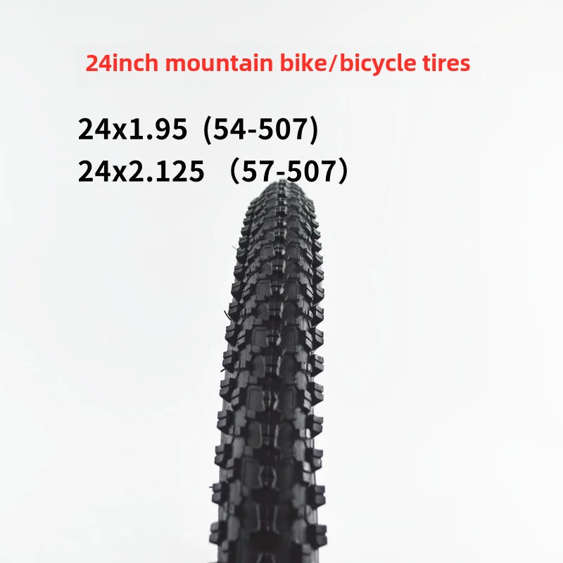 24 Inch Fietsband 24x1.95/2.125 Binnenste Buitenwiel Band 54/57-507 Road Fiets Ebike Mountainbike
