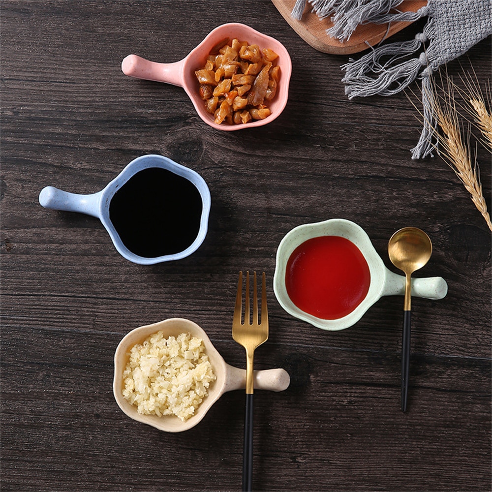 Soucoupe multifonction pour assaisonnement, Sauce alimentaire, accessoires de cuisine, support de baguettes, repos des aliments, plat à tremper, petite assiette à collation