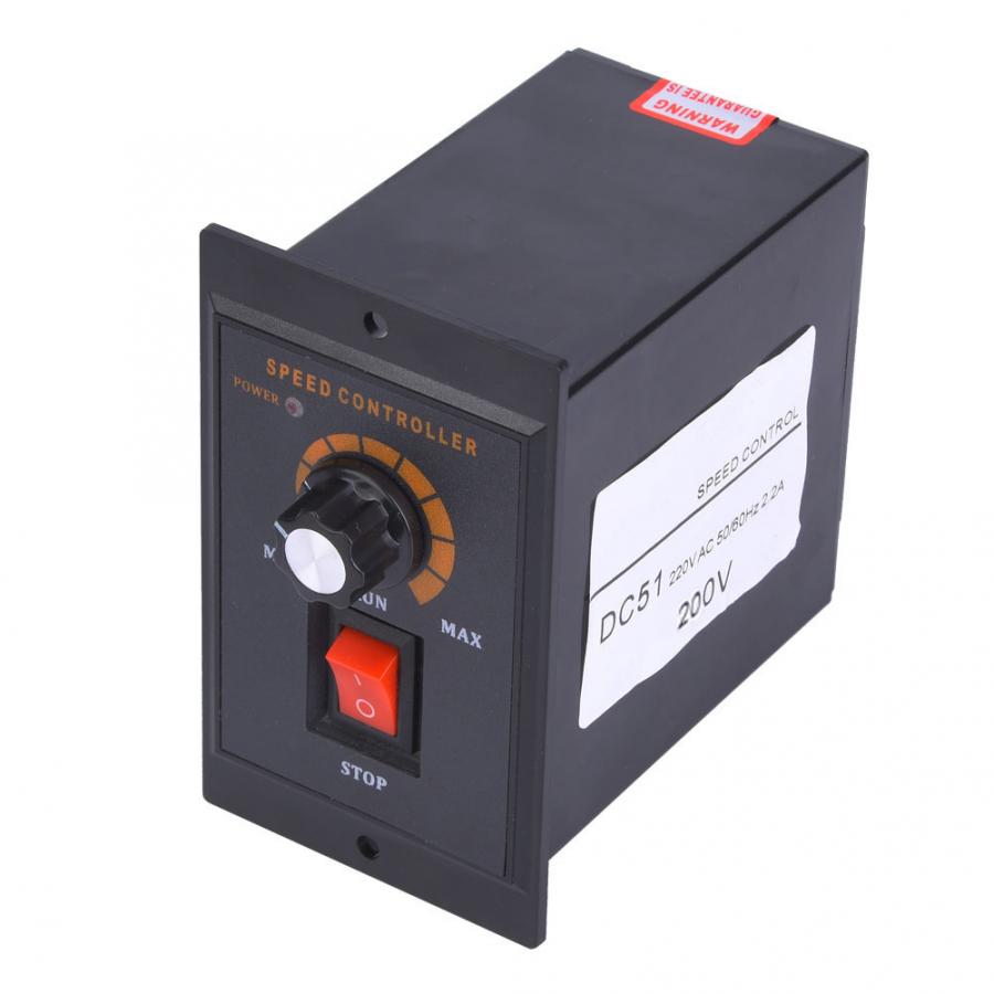 AC 220V 120W Motor Speed Controller Forward Backward Pinpoint Speed Regulator Permanent Magnet DC Motor Governor