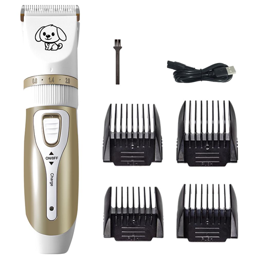 Low-Noise Oplaadbare Hond Haar Trimmer Cutter Machine Huisdier Kapsel Usb Elektrische Grooming Huisdieren Hair Cut Clipper: E