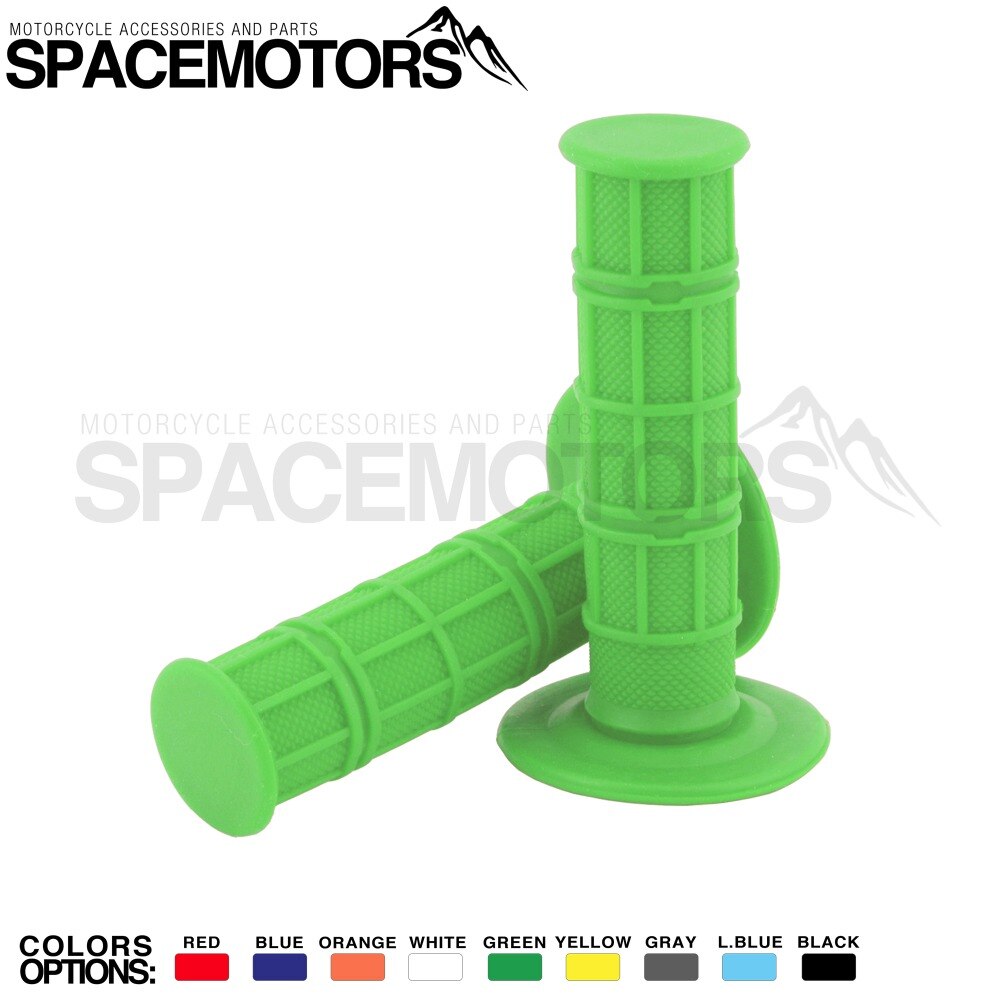 Green ruber grips for motorcycle handlear fit for motocross enduro supermoto pitbike dirt pit bike KX KL KLX KLZ 125 150 300 350