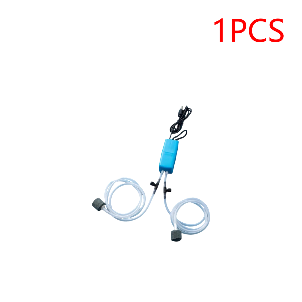 Acquario pompa ad aria serbatoio di pesce aeratore portatile ottavino ossigenatore mini pompa di ossigeno per accessori per la pesca tutto'aperto: XL / nero