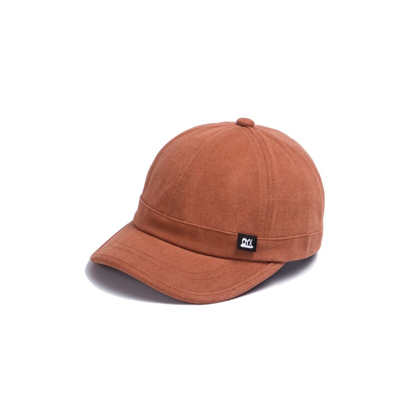 De ala corta tapa de Puerto hembra estilo retro marea Otoño e Invierno adecuado para el rostro de la versión coreana de La casual salvaje gorra de béisbol: Mandarina