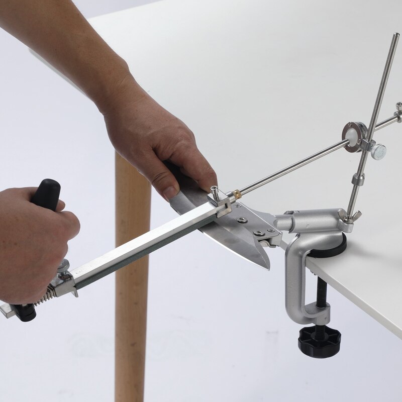 Fixed Angle Knife Sharpener Aluminum Alloy Knife Sharpener System 360 Degree Flip Sharpening Tool Grinding Tools