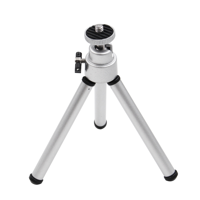 1pc mini tripé telescópico suporte para câmera do projetor tripé de mesa para tripé do telefone móvel para acessórios da câmera: BRANCO