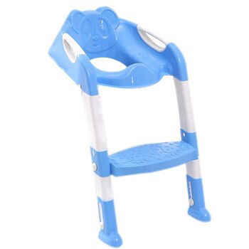 Barnepotte babytoalettsete med justerbar stige spedbarn pottetreningssete toaletttrening sammenleggbart sete gratis skip: 2