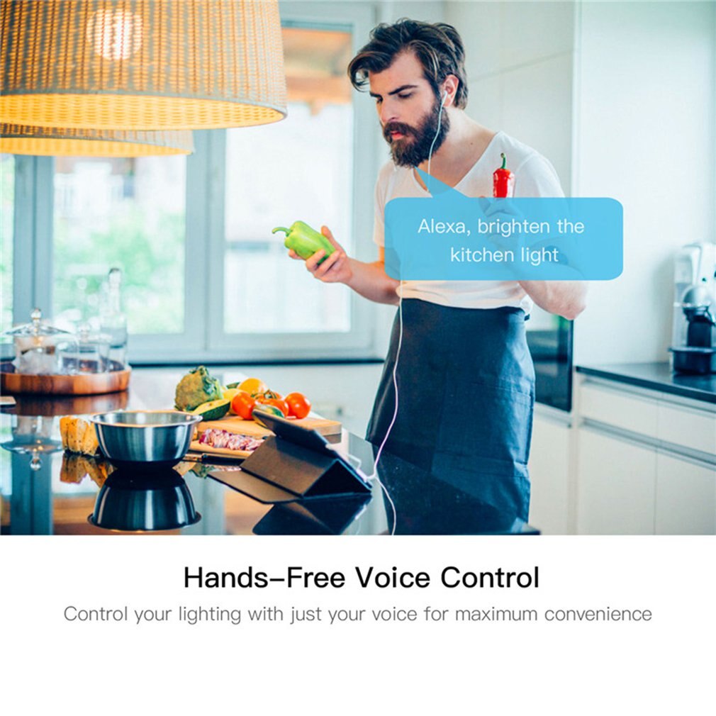 DIY Smart WiFi Light LED Dimmer Switch Smart Life/Tuya APP Remote Control 1/2 Way Switch,Works with Alexa Echo Google Home