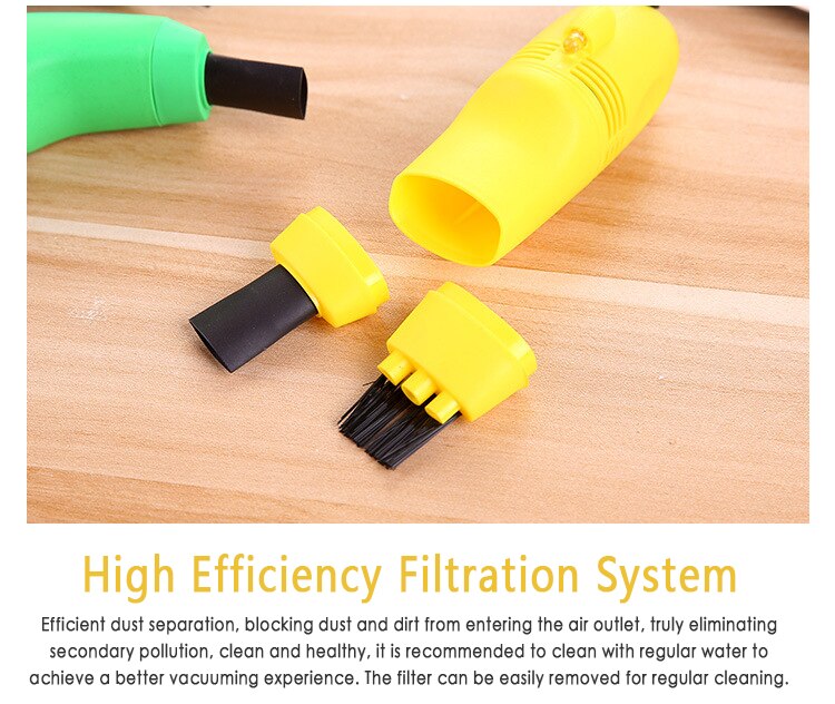 1pc 6Colors Portable Mini USB Vacuum Cleaner Computers Laptop Keyboard Handheld Dust Cleaning Cleaner Vacuum Brush