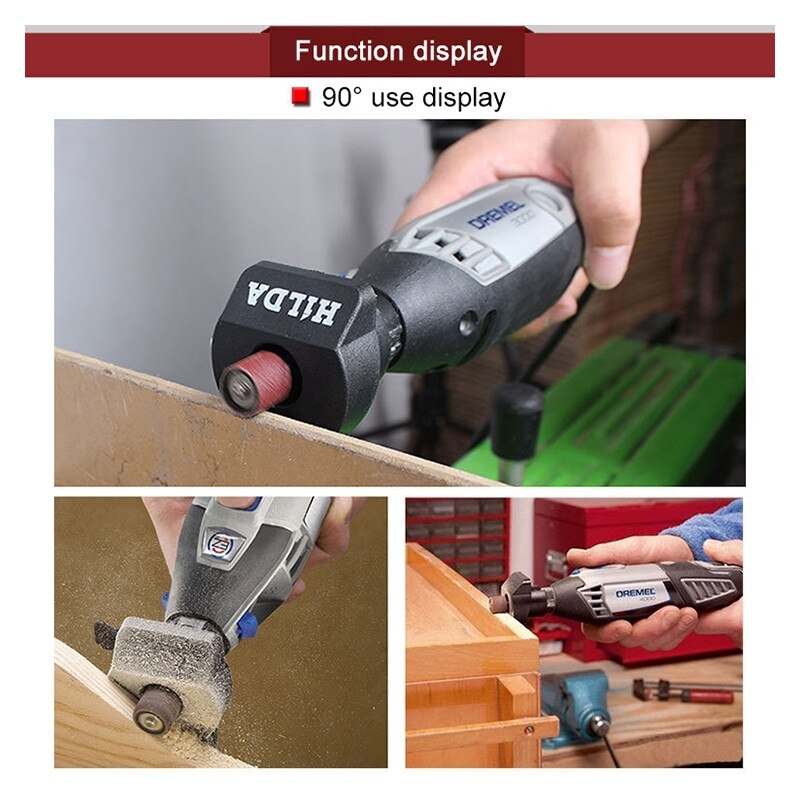 Foret Positionneur de repère fixation guide ponçage et meulage pour outil rotatif Dremel A577