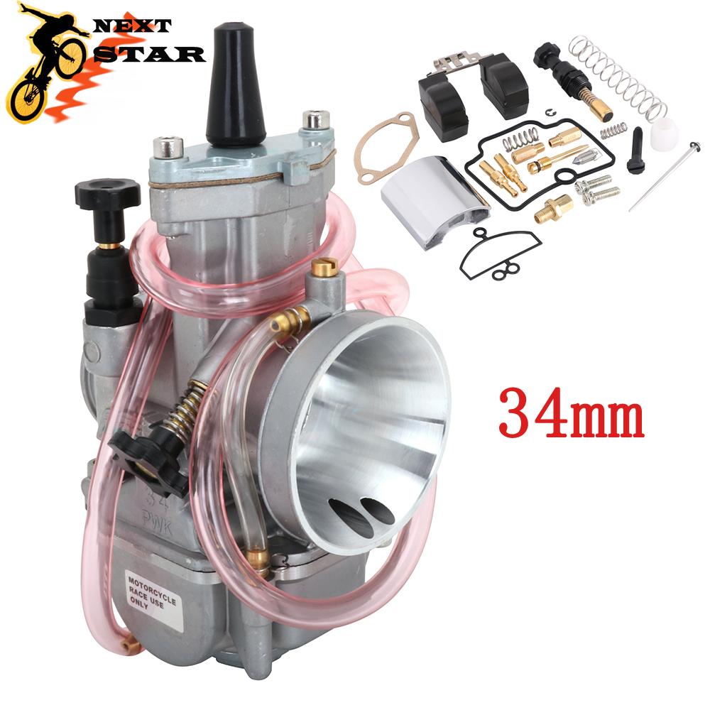 Universal For KOSO PWK 28 34 35 38 2T 4T For Keihin Mikuni Carburetor Carburador With Power Jet Repair Kit For Yamaha Suzuki