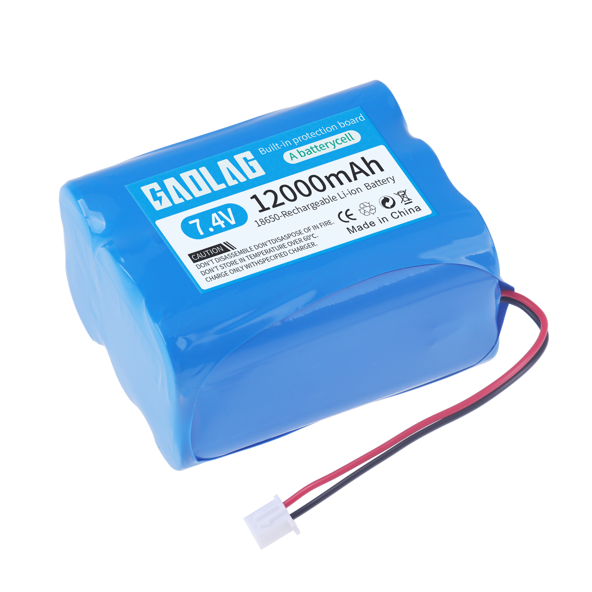3.7V 7.4V 11.1V 12V 18650 6800mAh with wires Lithium ion rechargeable battery with PCB for Bluetooth Speaker Solar headlights: other