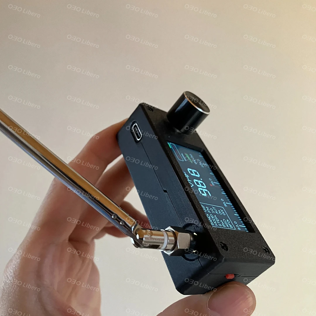 1.9inch IPS Screen LSB USB AM FM FM/AM Radio with Antenna 0.5-108mhz SI4732 Mini Pocket Radio HF SW MW VHF Radio