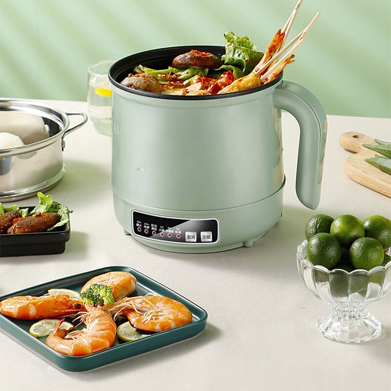 110V/220V Mini Rice Cooker Electric Cooking Machine Single/Double Layer Available Pot Multi Electric Electric Grill
