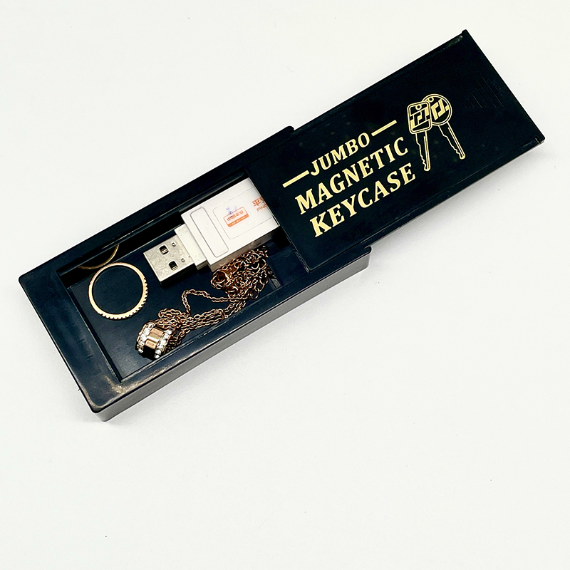 Coffre-fort magnétique pour clés de voiture, boîte secrète portable, support de verrouillage à clé, cachette extérieure magnétique pour la maison, le bureau, la voiture, le camion, la caravane