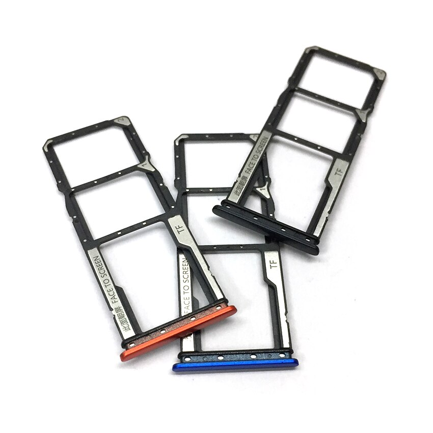 10PCS Sim Tray Holder For Xiaomi Redmi 9C Redmi9C SIM Card Tray Slot Holder Adapter Socket Repair Parts