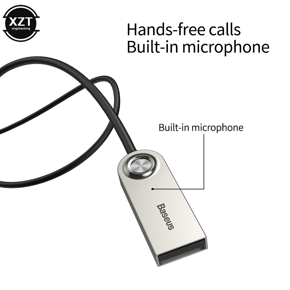 Aux Bluetooth Adapter Ontvanger Voor Auto Usb Naar 3.5Mm Jack Audio Dongle Kabel Handenvrij Carkit Speaker Audio Muziek zender