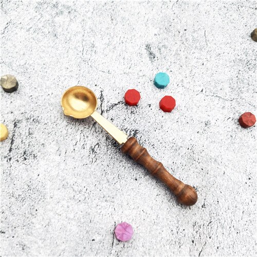 Roestvrij Stalen Lepel Wax Seal Lepel Voor Smelt Wax Gesmolten Ontbinden Wax Lepel Diy Craft Anti Wax seal Stempel Lepel: S002