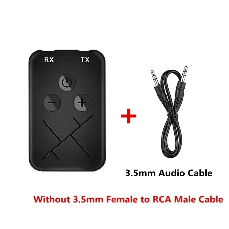 Transmisor receptor Bluetooth 2 en 1 estéreo APTX receptor de Audio auxiliar inalámbrico 3,5mm Jack RCA adaptador de coche para TV PC BT 5,0 4,2: Default Title