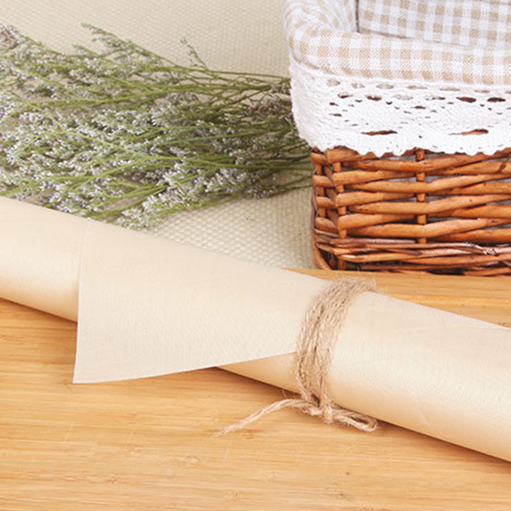 Tapete para hornear de 40x30cm, resistente a altas temperaturas, almohadilla antiadherente para repostería, papel Oilpaper, resistente al calor, para barbacoa al aire libre