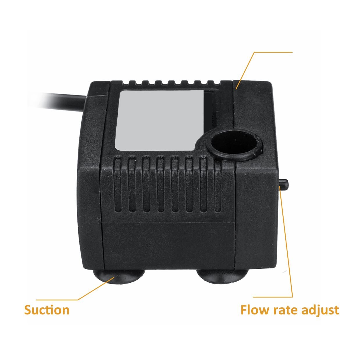 Ac 110v 220v 3w 4w vattentät dränkbar vattenpump akvarium fontän luft fiskdamm tank 1 st