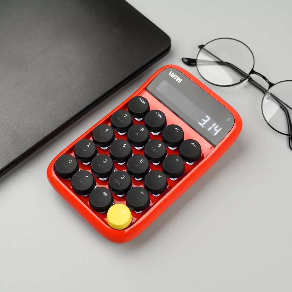 Xiaomi Lofree Bluetooth Numeric Keypad Multi-System Compatible Backlit Keyboard Micro USB 800mAh Capacity Smart Calculator