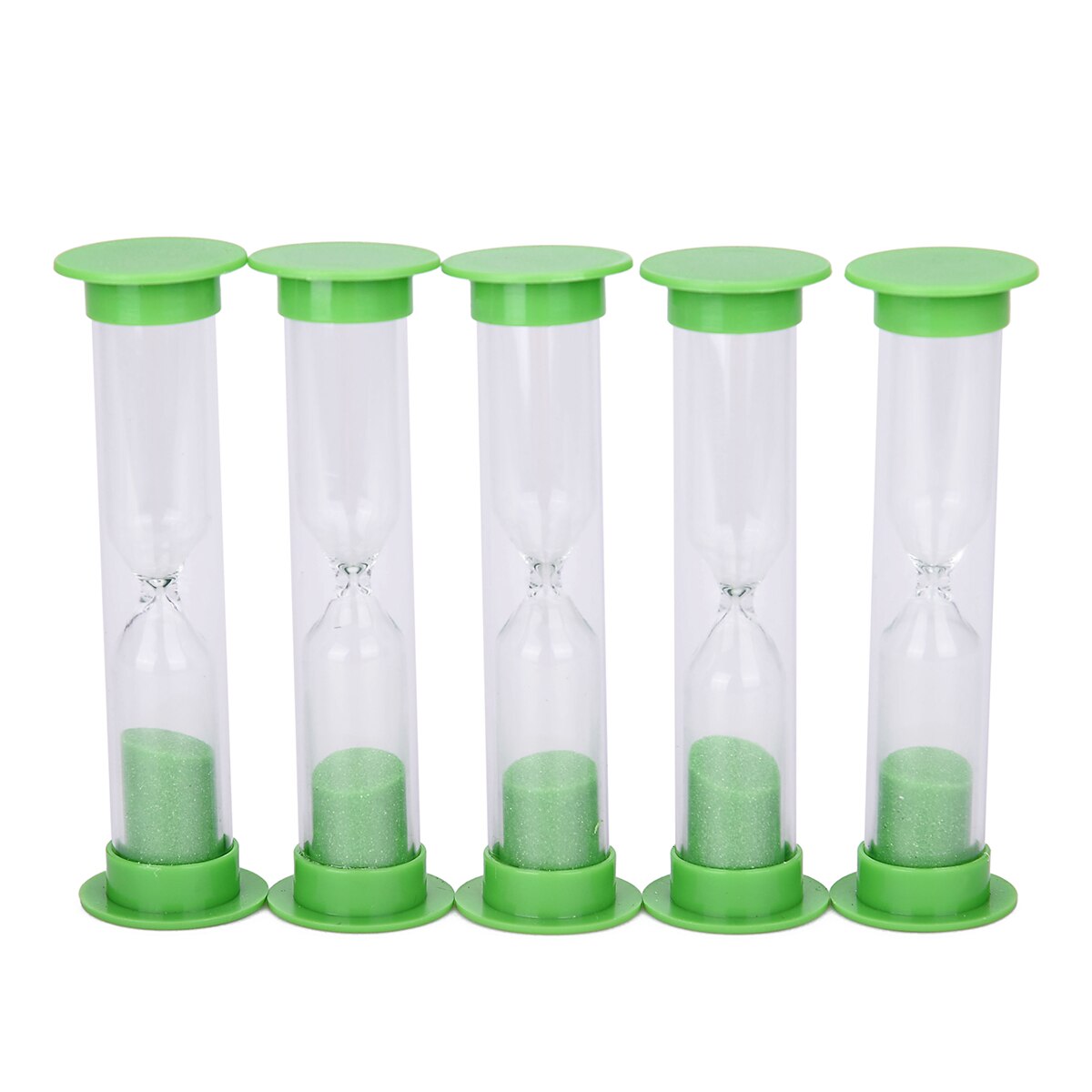 5 Pcs 1 Minute Hourglass Mini Sand Timer Sand Dropping Time Counter Sandglass Sand Clock Timers Home Decorations
