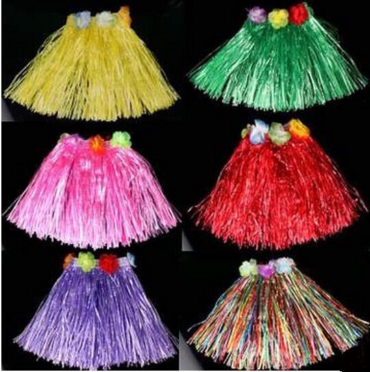 Falda Hawaiana para niños, suministros de , ropa hawaiana, colorida, para baile, ropa de escenario, Falda de baile