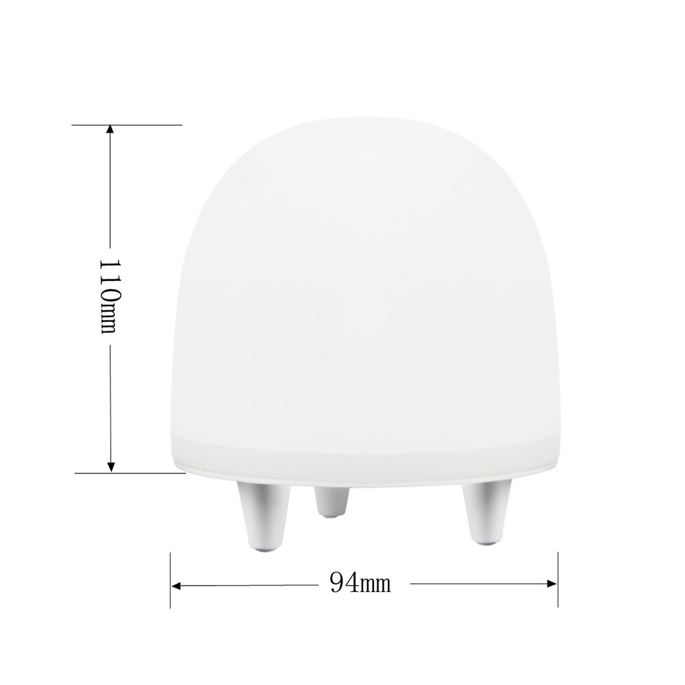 Baby rum dekoration nattljus klapp lampa mini tre ljus lägen laddningsbara bärbara pat ljus natt ljus för för barnomsorg