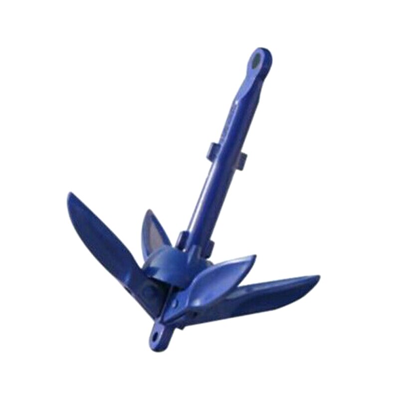 Ancla plegable, accesorios de pesca para Kayak, canoa, barco, velero marino, embarcación acuática C44: Default Title