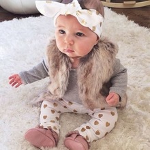 Pudcoco Meisje Set 0-18 m 3 stks Pasgeboren Baby Baby Meisjes Kleding T-shirt Tops + Broek Leggings Outfit set US
