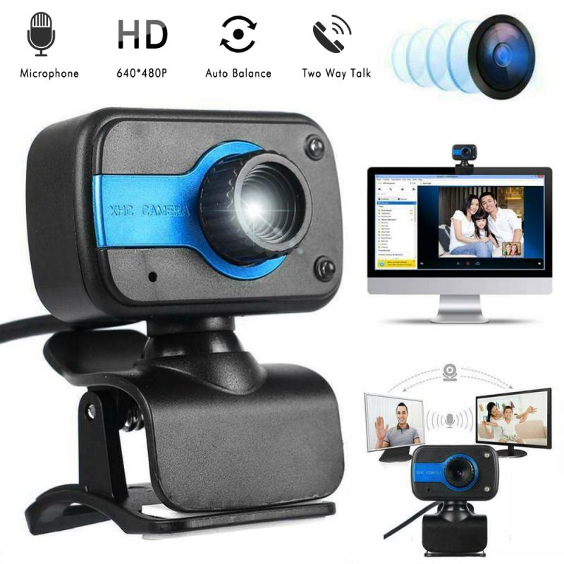 Webcam 480P Usb Web Camera Draagbare Draaibare Camera Voor Live-uitzending Video Bellen Conferentie Werk Online Onderwijs Camera