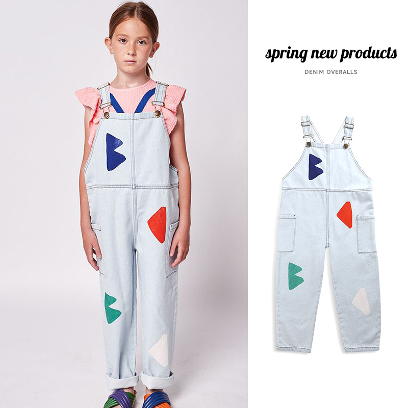 Denni – salopette en Jean pour petites filles, printemps été 2022