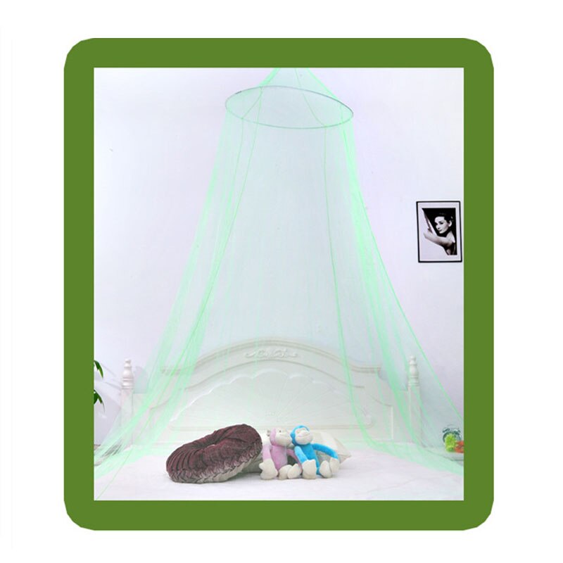Summer Princess Mosquito Net Round Ceiling Hanging Dormitory Bed Nets HFing: Green