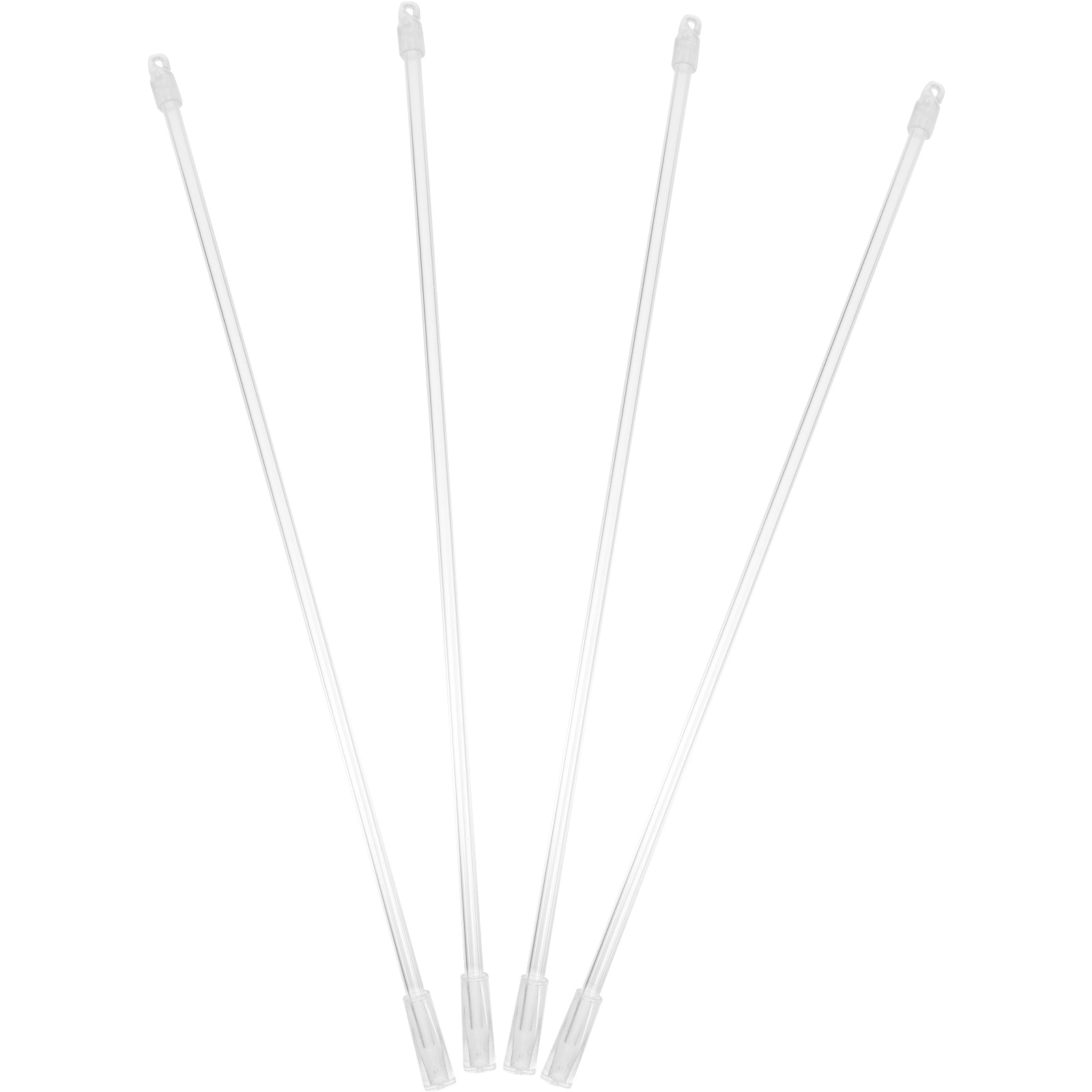 4 Sets Blind Rod Rotating Hook Handle Transparent Accessories Curtain Vertical Window Blind Tilt Replacement Window