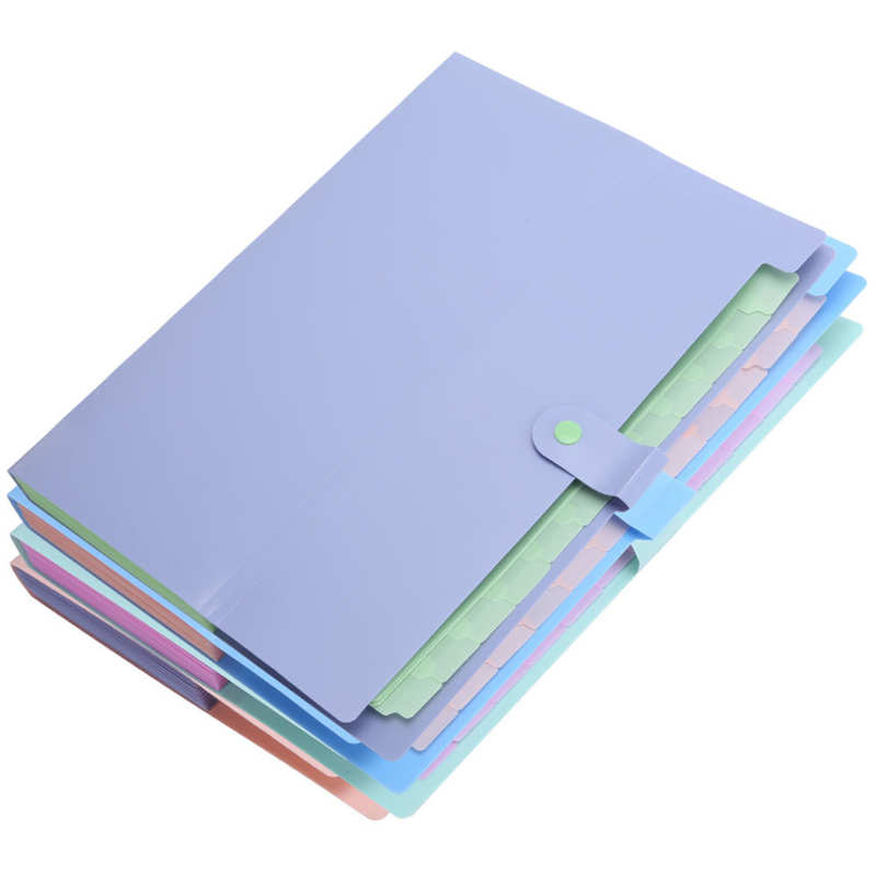 Torby na foldery na dokumenty A4 wielowarstwowe organizery na dokumenty papierowe kieszenie na dokumenty