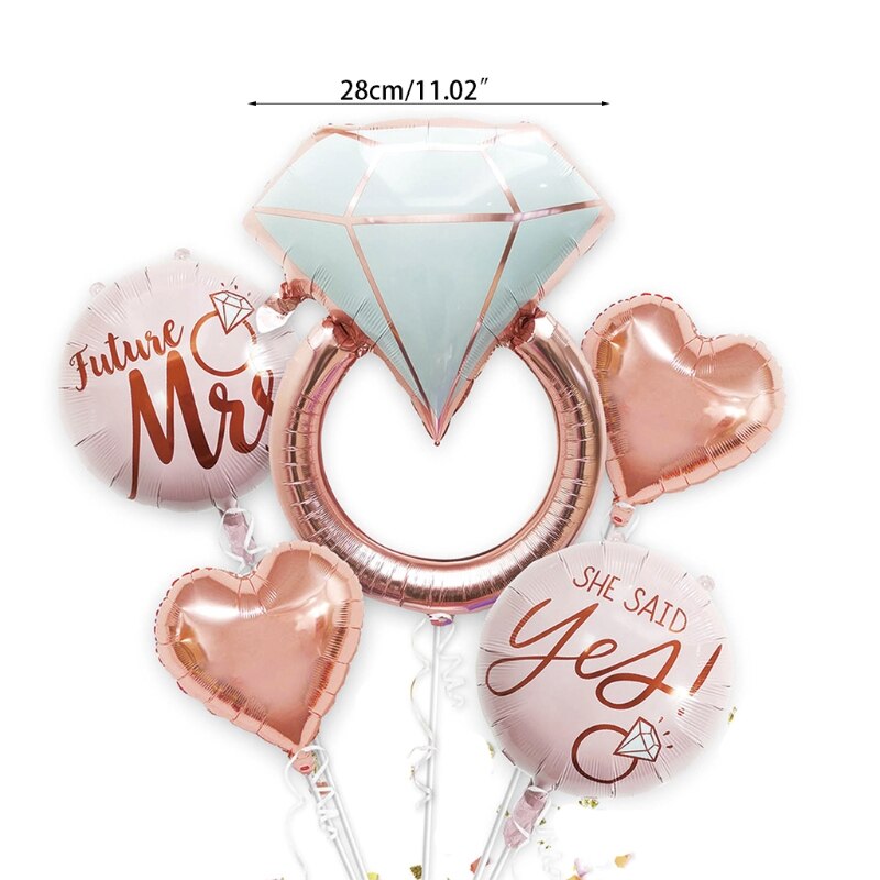 Gelukkig Galentine &#39;S Dag Decoraties Ring Ballon Zei Ze Ja Voor Valentijnsdag