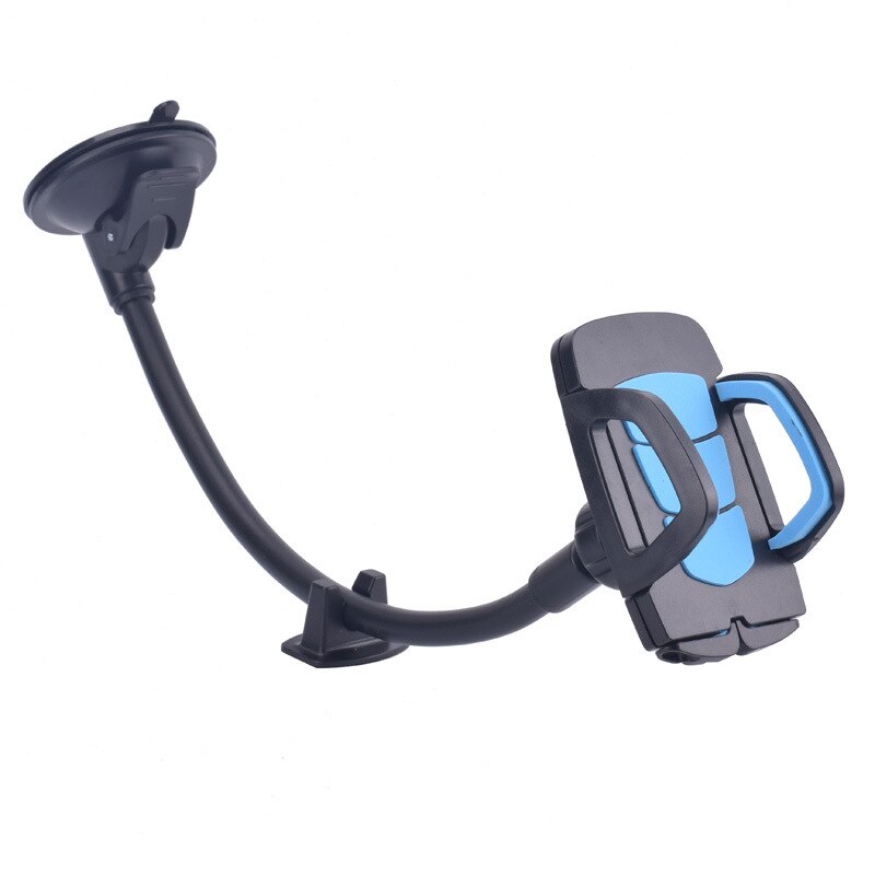 Dashboard Phone Holder for Car Flexible Long Arm Universal Handsfree Auto Windshield Air Vent Phone Mount for Truck Auto: Blue
