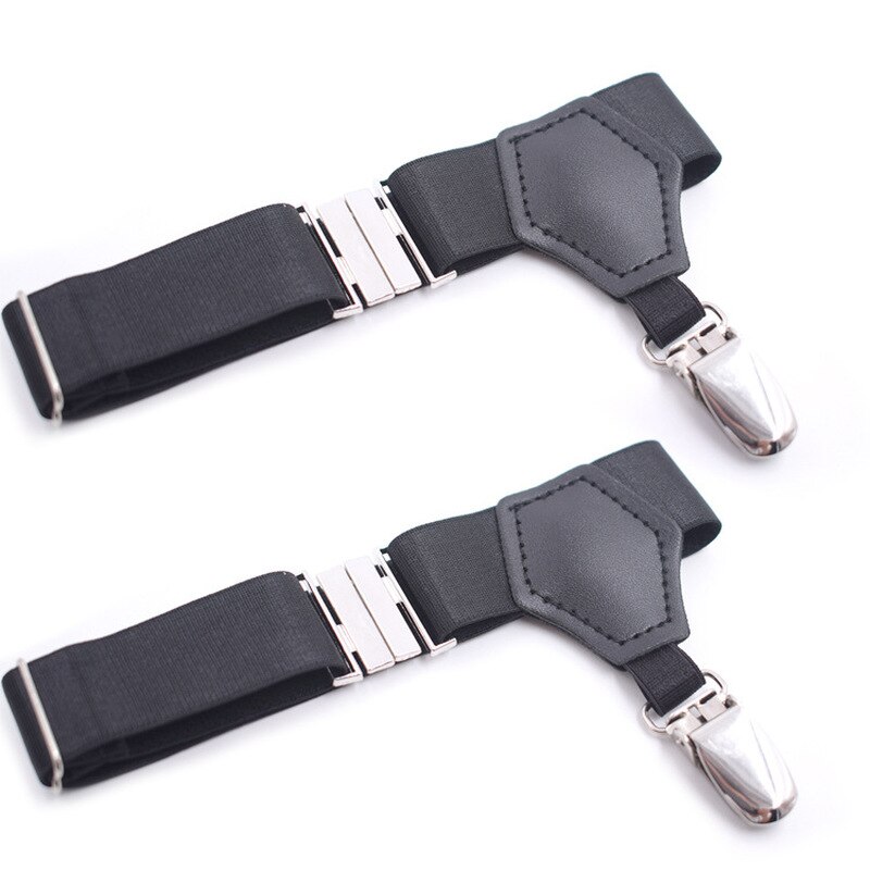 2pcs Black Sock Garters Women Girls Japanese Style JK Uniform Dress Adjustable Elastic Thigh High Sock Suspenders Holders Belt