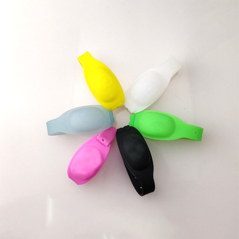 Silicone Cleaner Wristband Soft Comfortable Adjustable Length Holding Wrist Strap Free-Washing Alcohol Cleaning Wrist Band