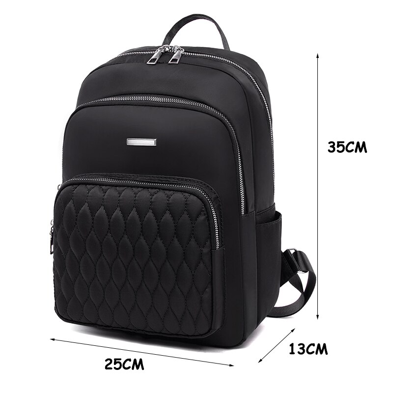 Toposhine solid väska för flickor oxford skolväska garanterad väska kvinnor ryggsäck brodertrådar ryggsäck väska