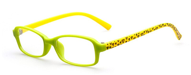 TR90 Child Kids Boy Girl lightweight Myopia Eyeglass Frames Children Glasses Rx able Brand: Yellow