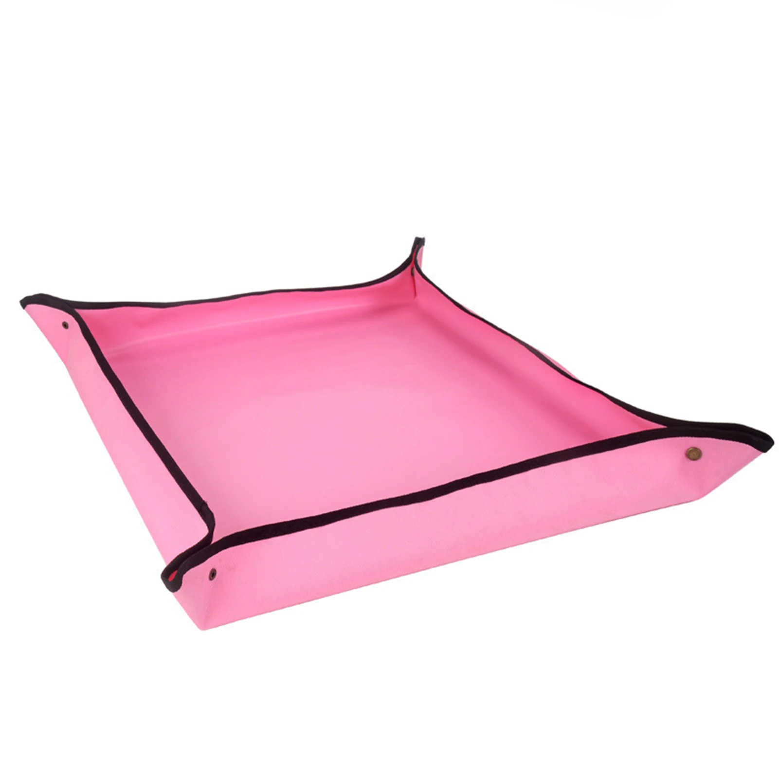 75 × 75 cm Gartenpflanzmatte, Blumentopf, Pflanzenumtopfmatte, wiederverwendbar, faltbar, Gartenarbeit, Umpflanzmatte, Sukkulenten-Pad: Rosa